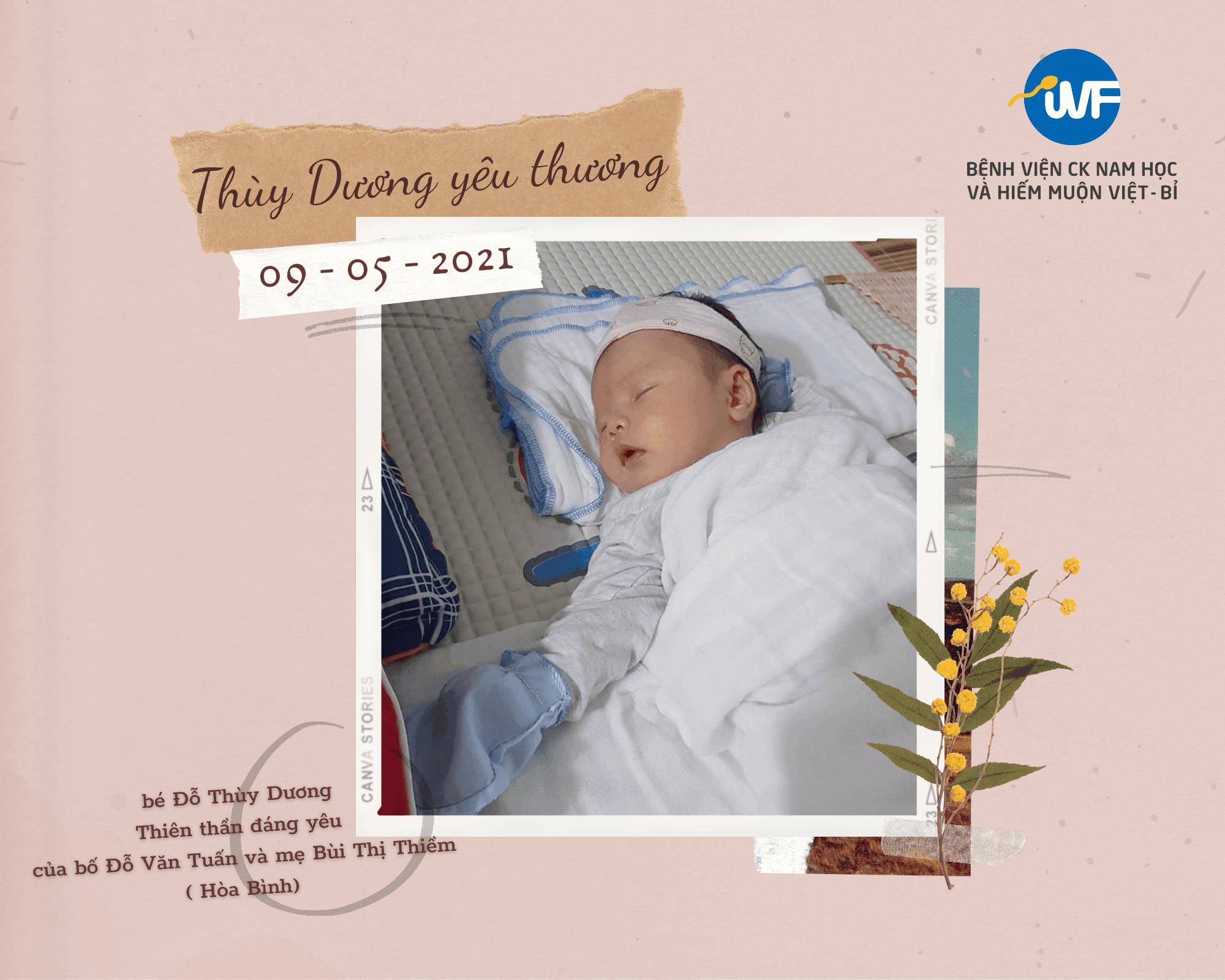 8 NĂM HIẾM MUỘN, 4 LẦN THAI LƯU  BỐ MẸ HẠNH PHÚC ĐÓN CON YÊU VỚI CAM KẾT VÀNG