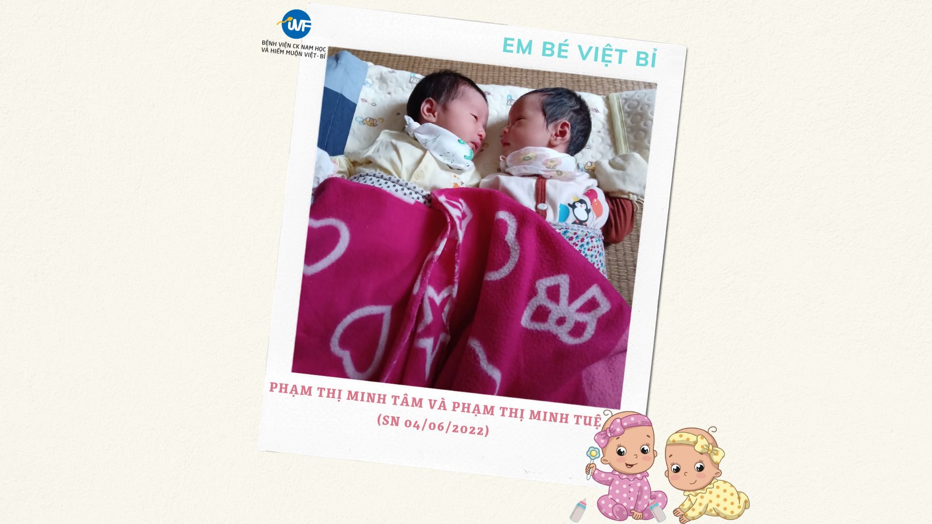 VÔ SINH KHÔNG RÕ NGUYÊN NHÂN – HÀNH TRÌNH ĐÓN 2 NÀNG CÔNG CHÚA
