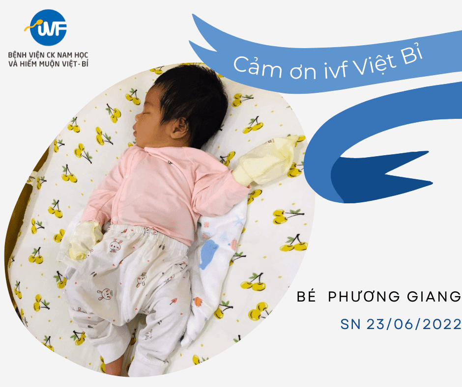 VỢ CHỒNG HIẾM MUỘN VUI MỪNG ĐÓN CON GÁI TẠI IVF VIỆT – BỈ