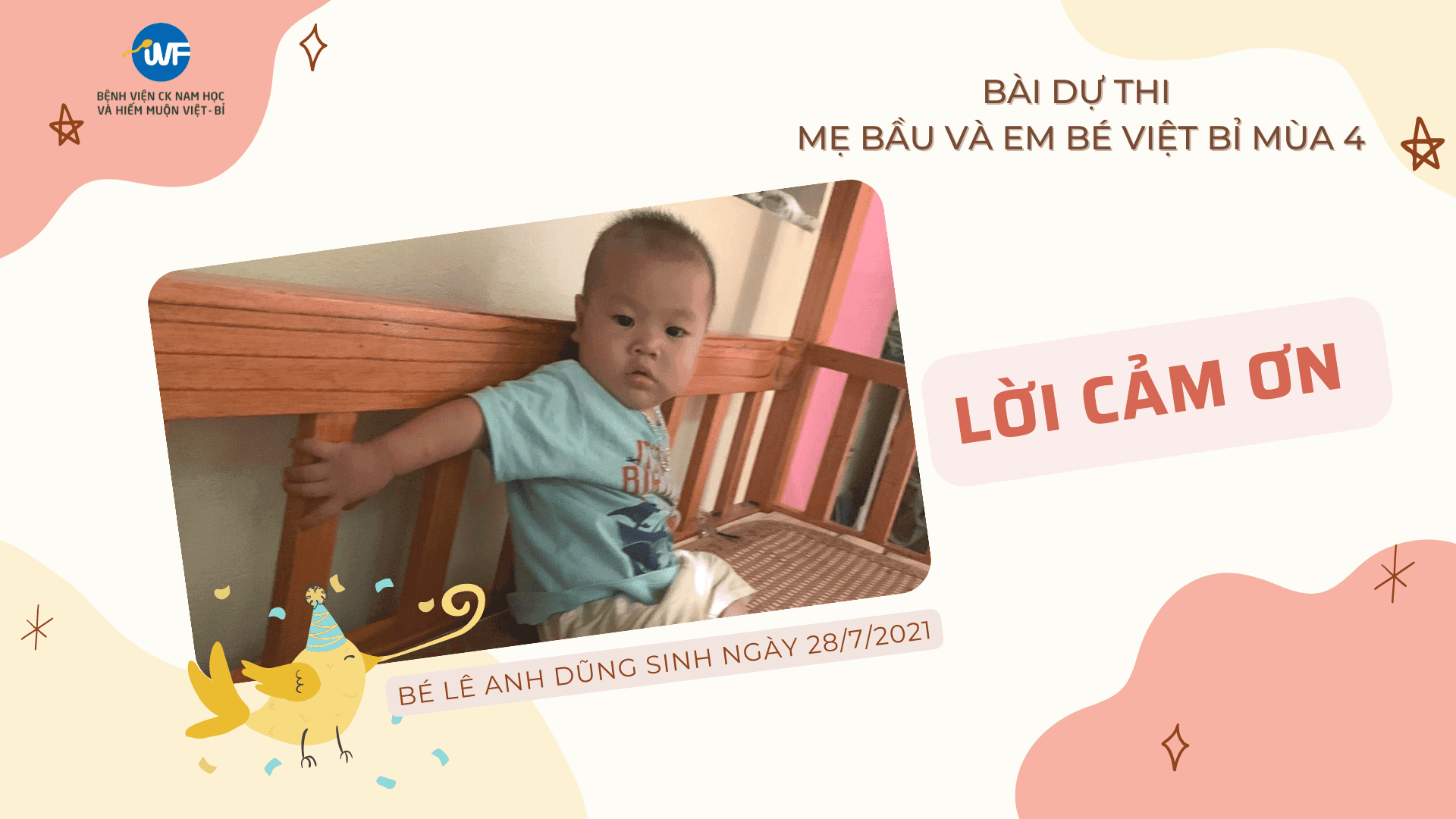 CẢM ƠN EM ĐÃ ĐẾN VỚI GIA ĐÌNH MÌNH!!!