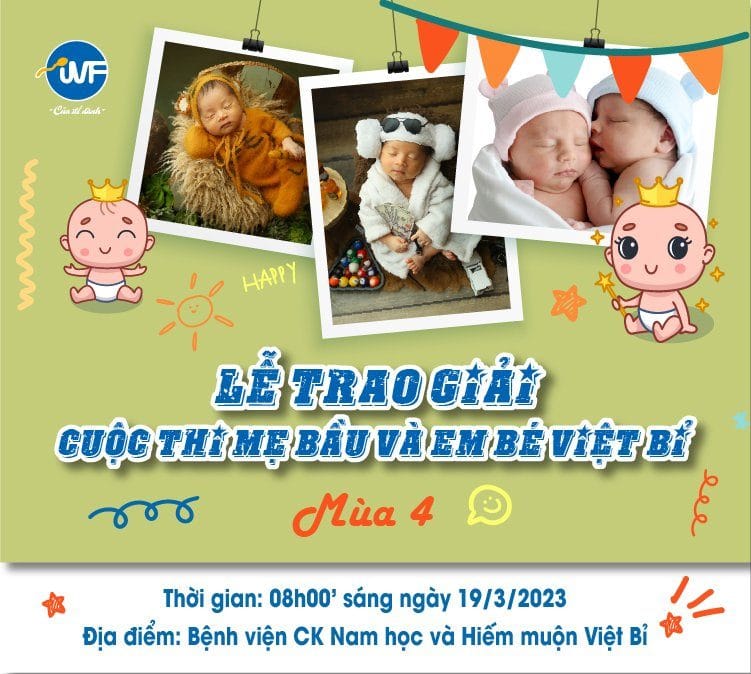 CÔNG BỐ TRAO GIẢI CUỘC THI MẸ BẦU & EM BÉ VIỆT – BỈ MÙA 4