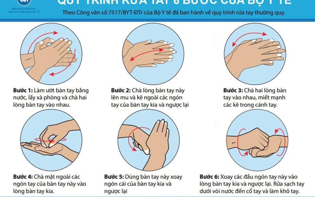 BỆNH VIỆN CK NAM HỌC VÀ HIẾM MUỘN VIỆT – BỈ TẬP HUẤN QUY TRÌNH VỆ SINH TAY