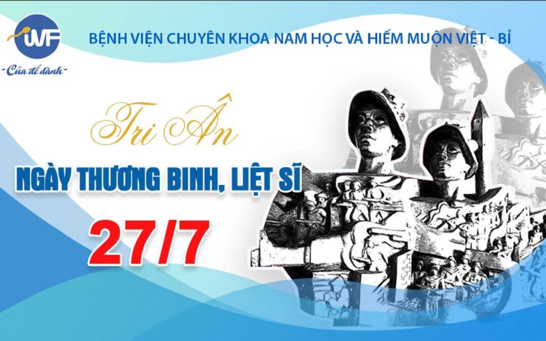 IVF VIỆT – BỈ TRI ÂN NGÀY THƯƠNG BINH – LIỆT SĨ