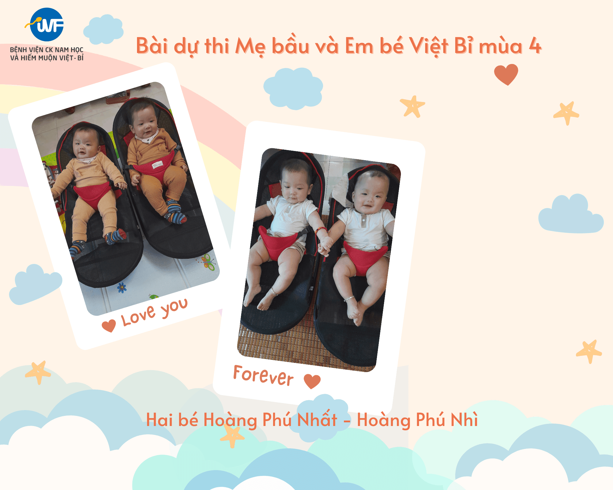 CHỮ “DUYÊN” ĐẾN IVF VIỆT BỈ VÀ ĐÓN 2 QUÝ TỬ SAU HƠN 10 NĂM MONG CON