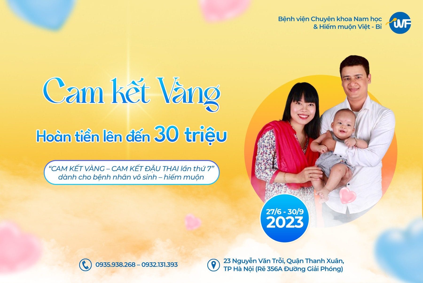 IVF VIỆT – BỈ: HƠN 20 TỶ ĐỘNG CHO BỆNH NHÂN ĐIỀU TRỊ HIẾM MUỘN
