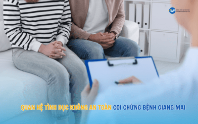 QUAN HỆ TÌNH DỤC KHÔNG AN TOÀN COI CHỪNG BỆNH GIANG MAI