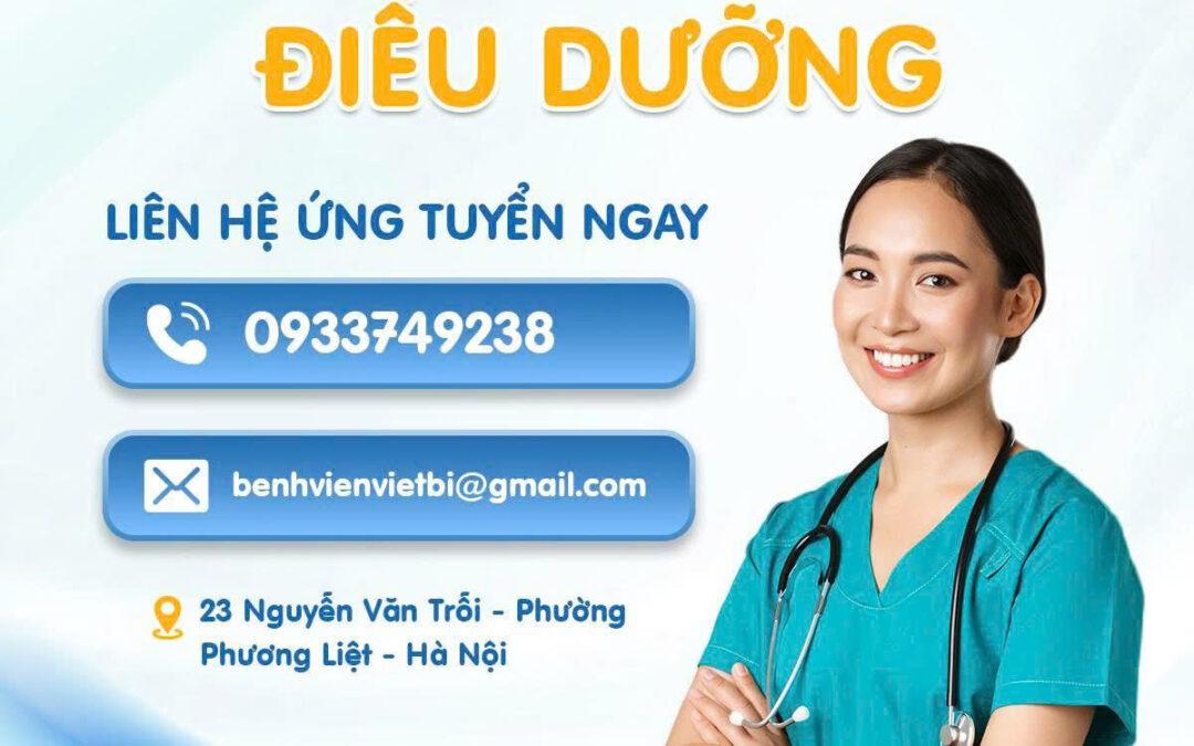 TIN TUYỂN DỤNG: VỊ TRÍ ĐIỀU DƯỠNG VIÊN