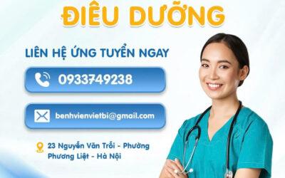 TIN TUYỂN DỤNG: VỊ TRÍ ĐIỀU DƯỠNG VIÊN