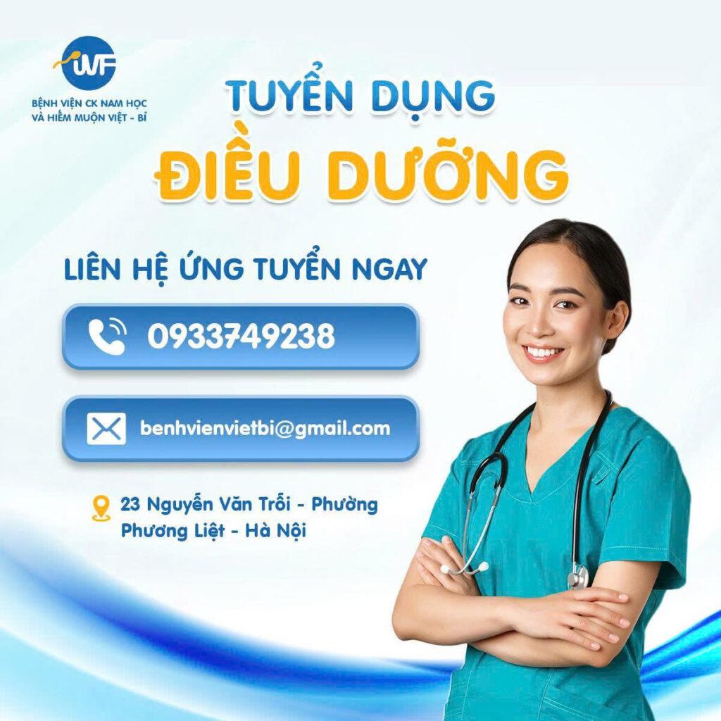 tuyển dụng điều dưỡng viên 